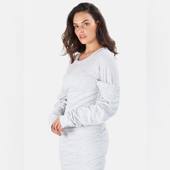 NWT RtA | Indya Light Gray Dress XXS - Picture 2 of 11